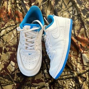 Nike Air Force 1 white/blue 3Y